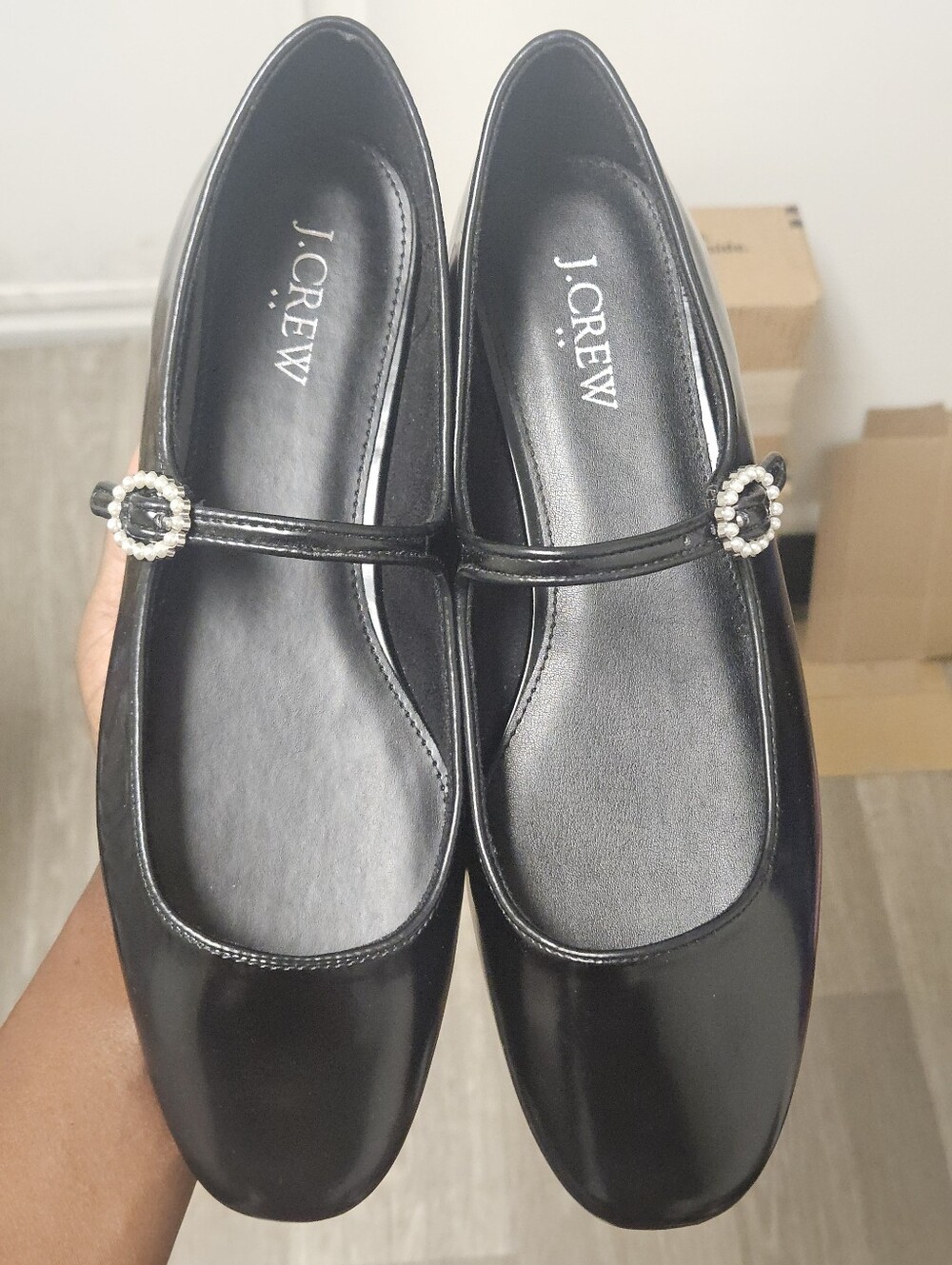 J.CREW FACTORY MARY JANE FLATS 8